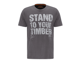 STIHL T-Shirt STAND YOUR TIMBER grau