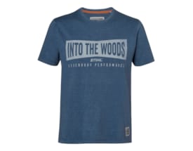 STIHL T-Shirt WOOD blau